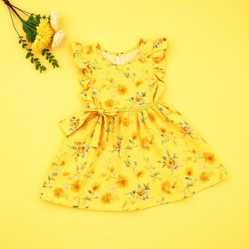 Sunshine Floral Twirl Dress